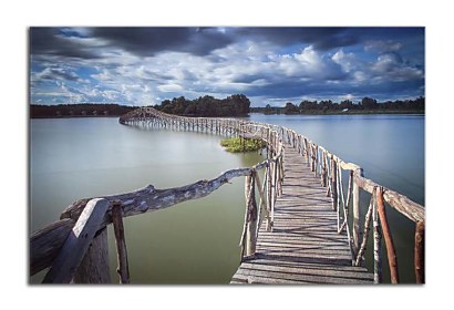 Fototapeta Drevený most Thajsko 24791